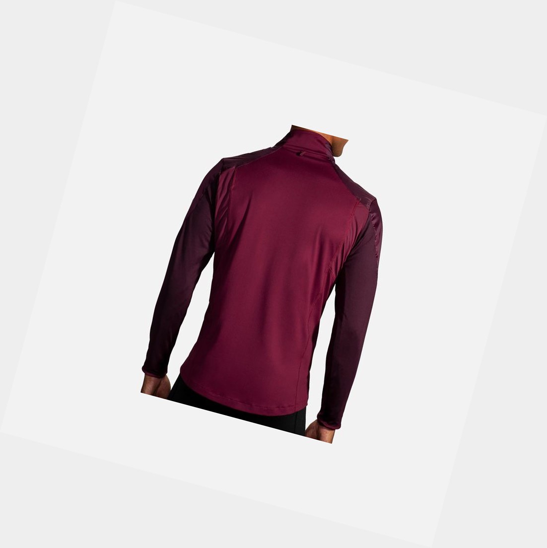 Vêtements D'extérieur Brooks Fusion Hybride Sangria / Merlot Homme | DGC-70785276