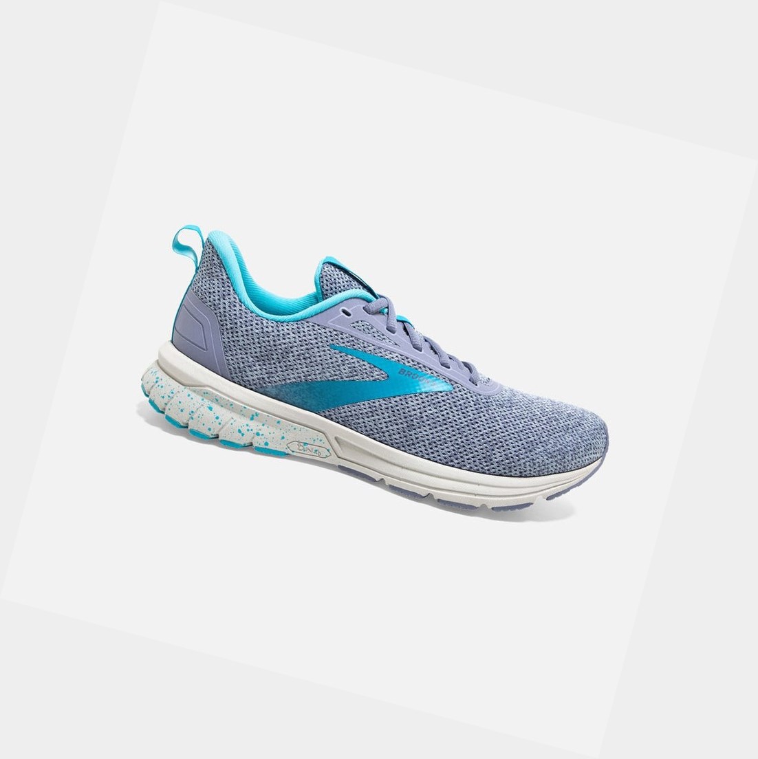 Chaussures Running Route Brooks Anthem 3 Grise Bleu Femme | NPB-40880068