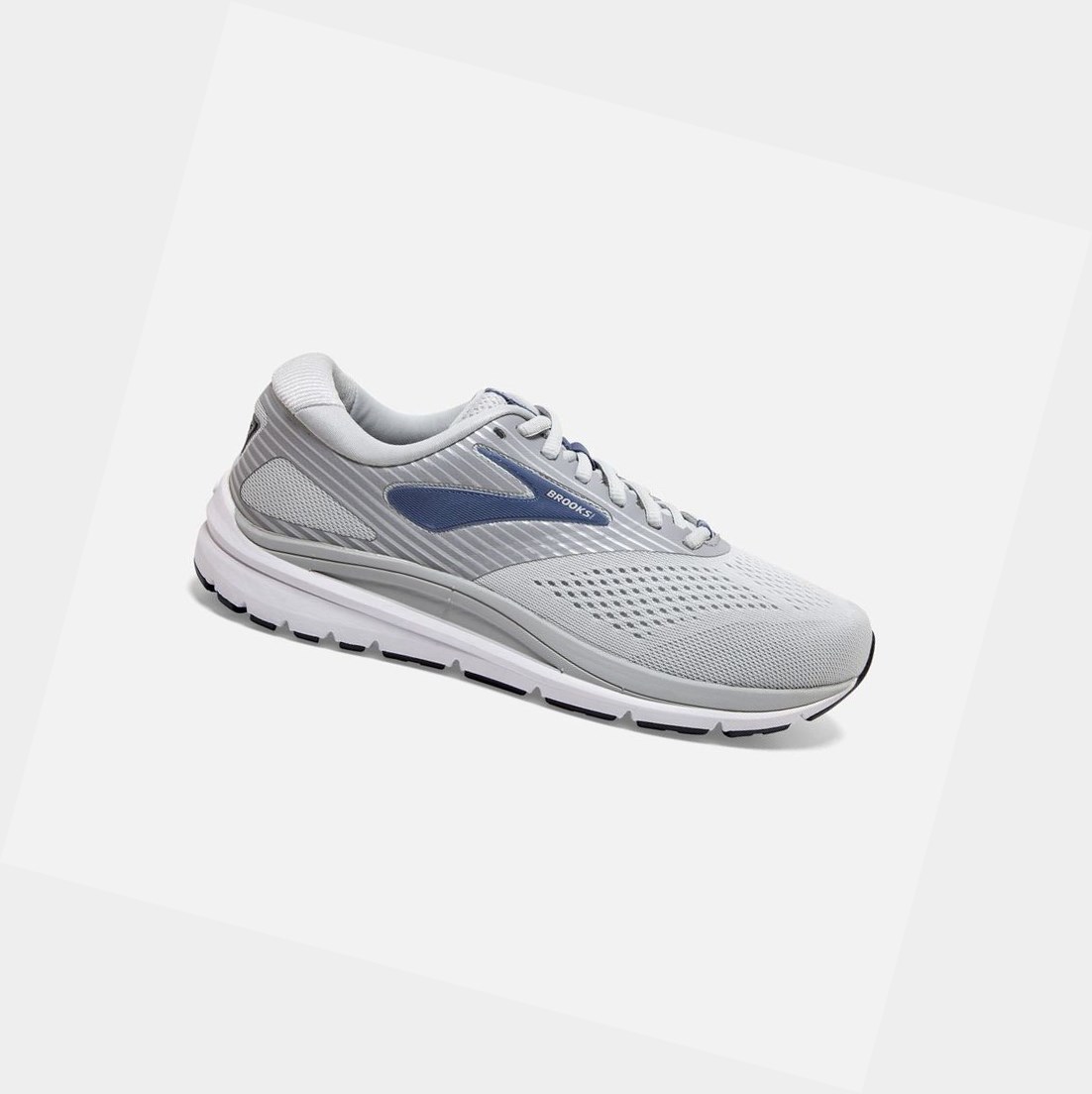 Chaussures Running Route Brooks Addiction 14 Oyster / Alloy / Marlin Femme | KTX-25427887