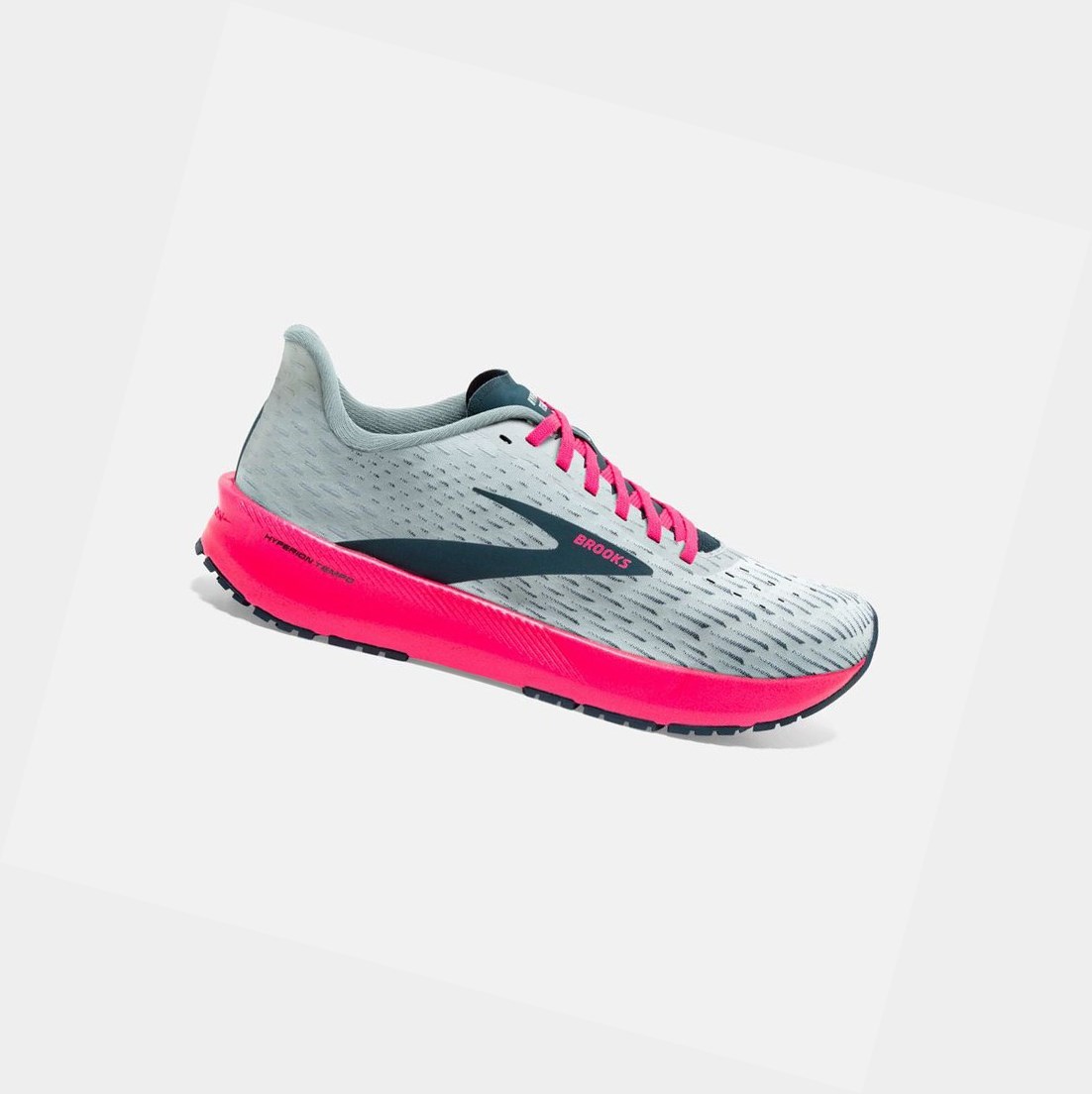 Chaussures Running Route Brooks Hyperion Tempo Bleu Marine Rose Femme | LSF-66279641