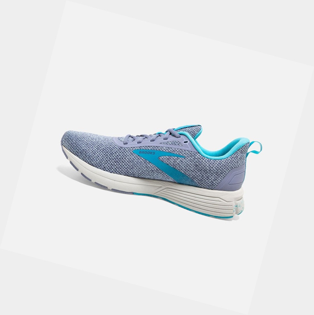 Chaussures Running Route Brooks Anthem 3 Grise Bleu Femme | NPB-40880068