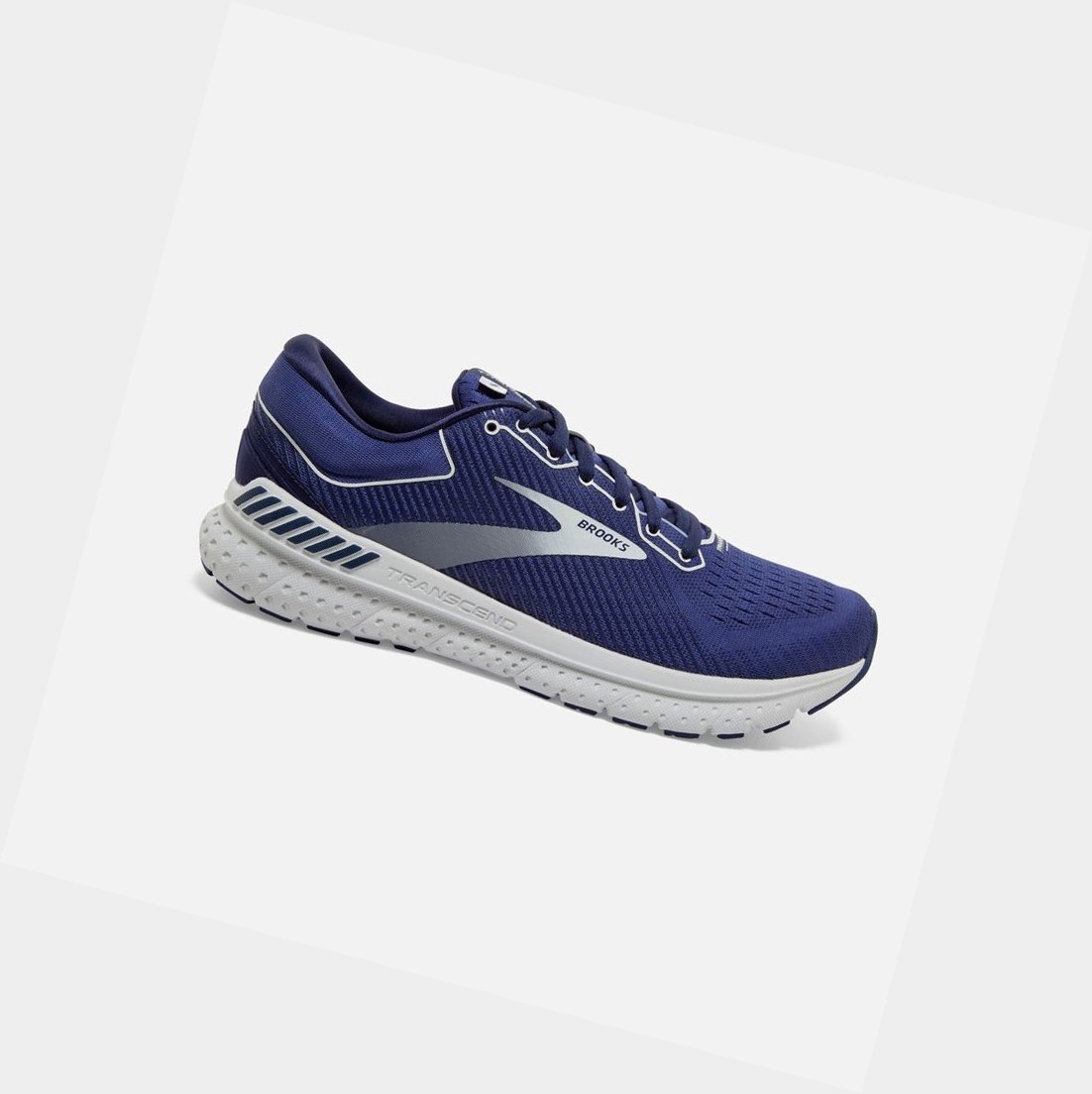 Chaussures Running Route Brooks Transcend 7 Noir Grise Bleu Marine Homme | OKN-19072052