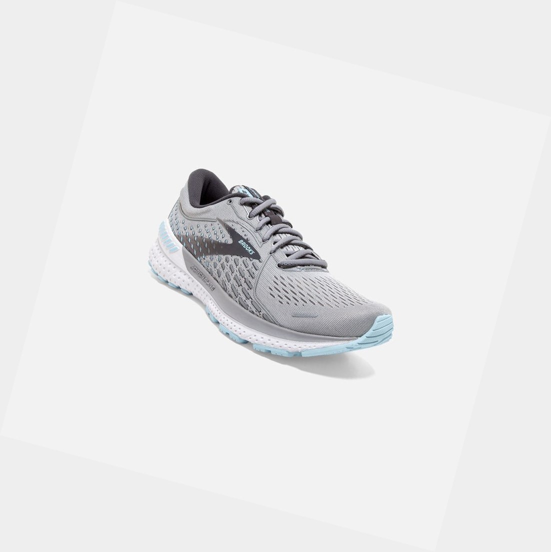 Chaussures de Marche Brooks Adrenaline GTS 21 Bleu Clair Femme | RZW-60247234