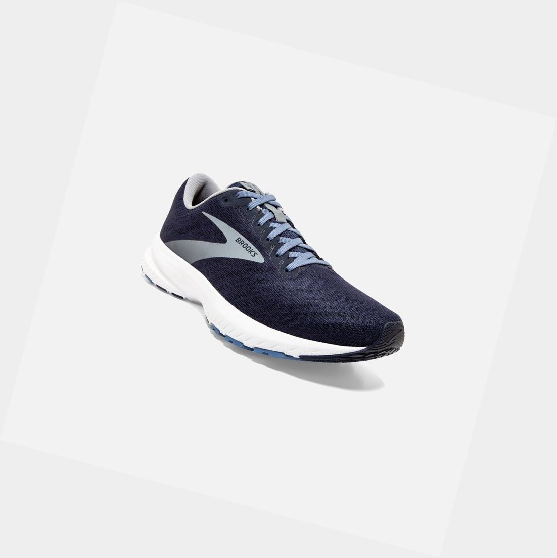 Chaussures Running Route Brooks Launch 7 Grise Blanche Homme | TXK-39471964