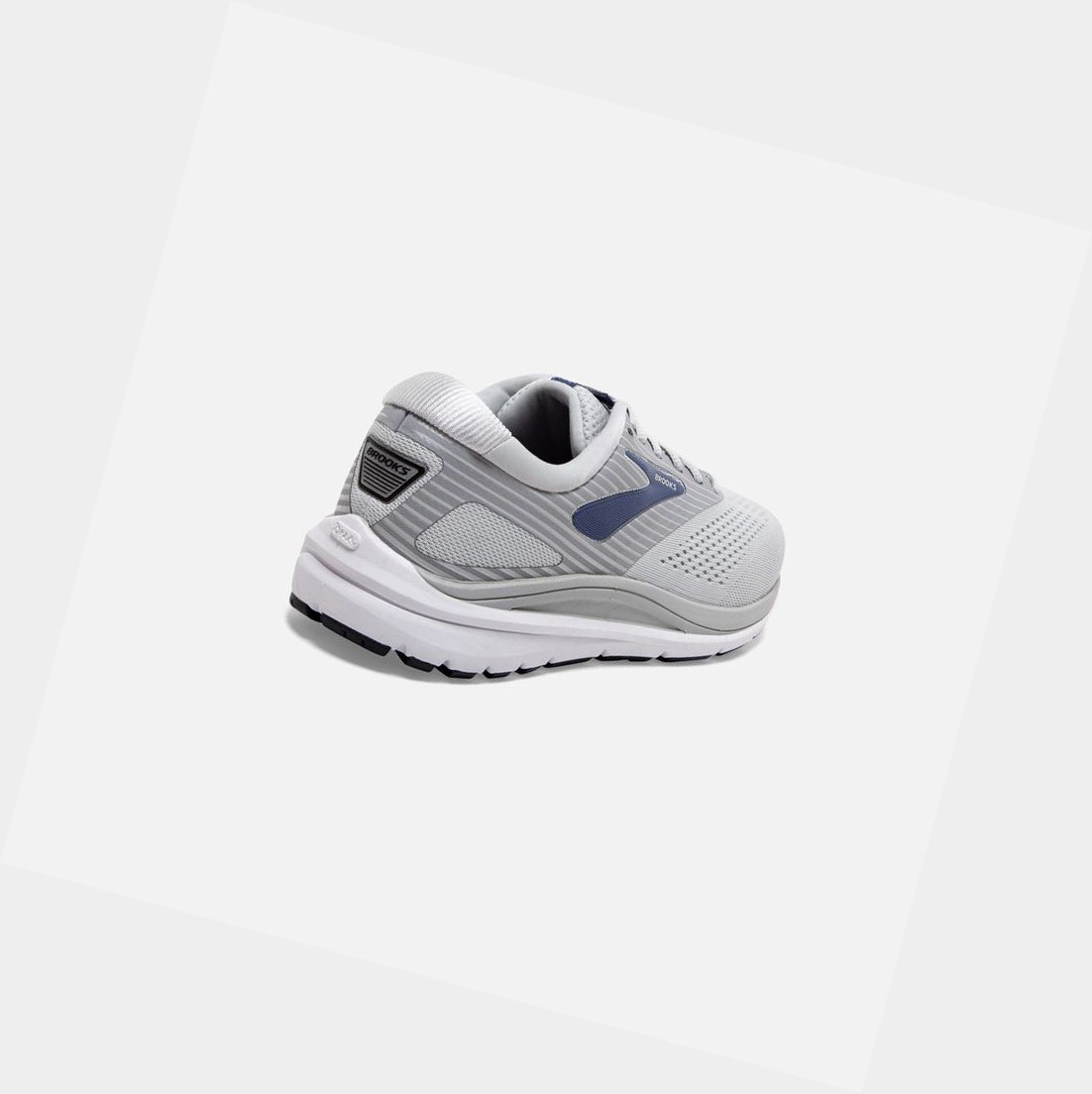 Chaussures Running Route Brooks Addiction 14 Oyster / Alloy / Marlin Femme | KTX-25427887