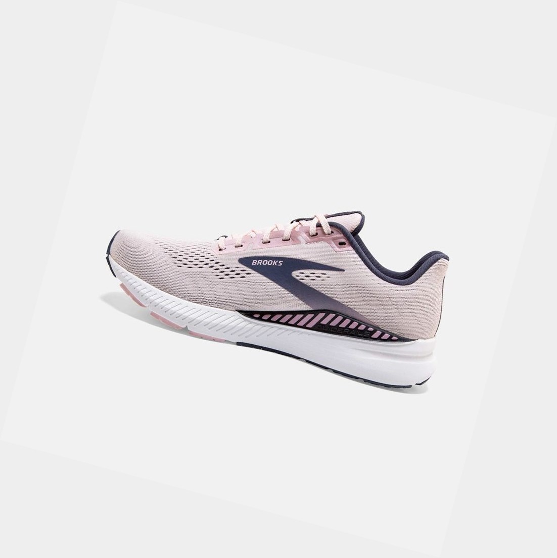 Chaussures Running Route Brooks Launch GTS 8 Primrose / Ombre / Metallic Femme | GAX-56383080