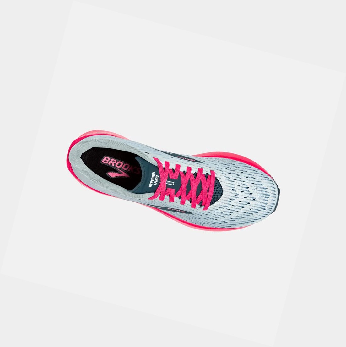 Chaussures Running Route Brooks Hyperion Tempo Bleu Marine Rose Femme | LSF-66279641