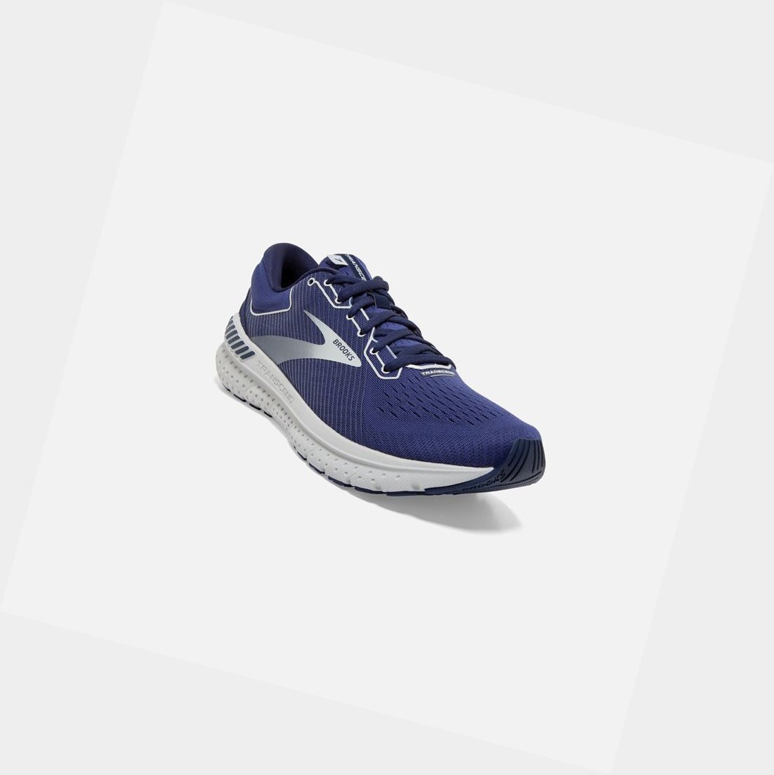 Chaussures Running Route Brooks Transcend 7 Noir Grise Bleu Marine Homme | OKN-19072052