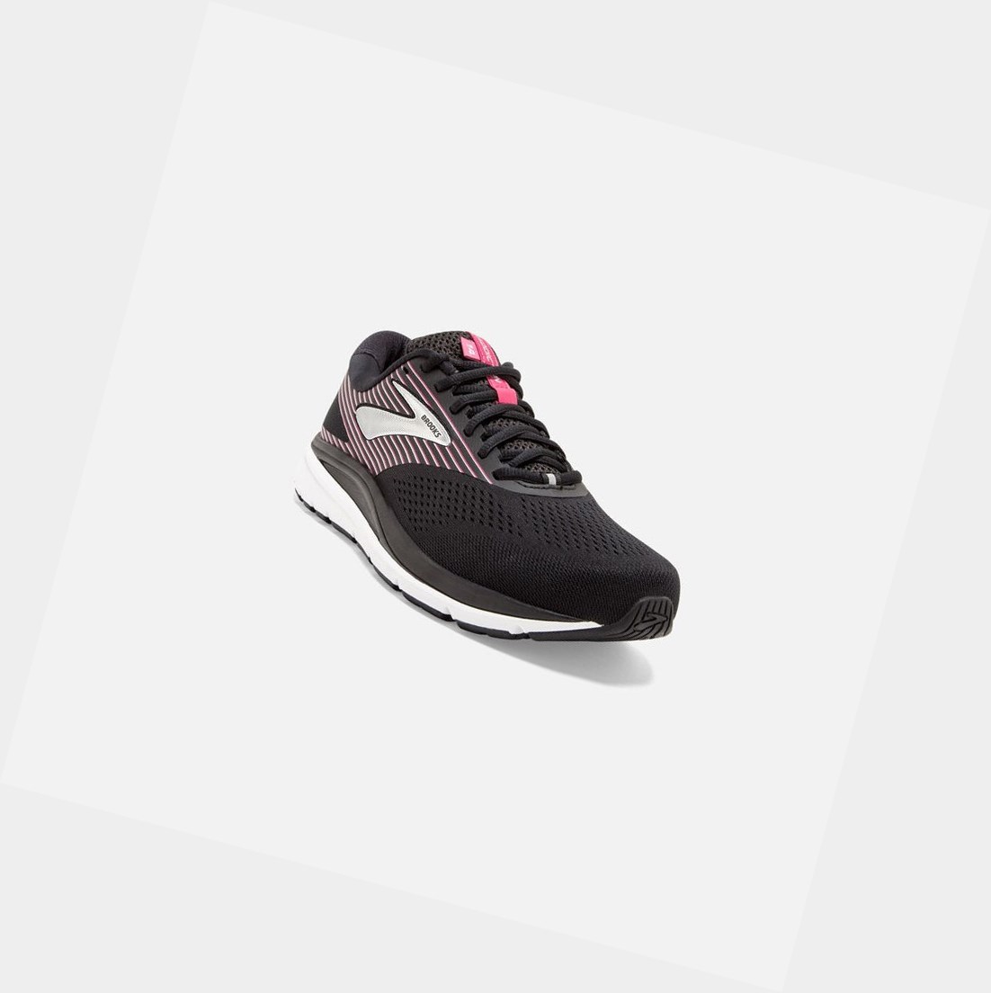 Chaussures Running Route Brooks Addiction 14 Noir Rose Argent Femme | GCX-45276770