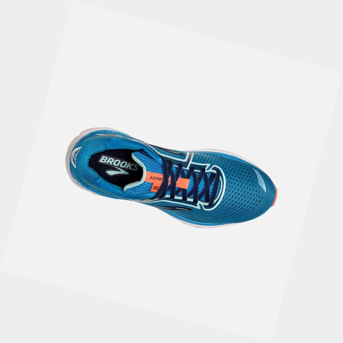 Chaussures Running Route Brooks Adrenaline GTS 20 Bleu Bleu Marine Corail Femme | LRW-84093770