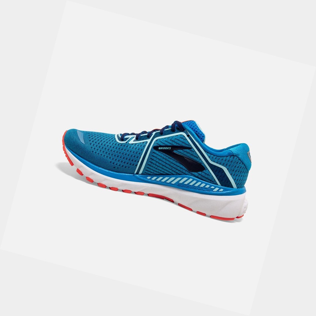 Chaussures Running Route Brooks Adrenaline GTS 20 Bleu Bleu Marine Corail Femme | LRW-84093770