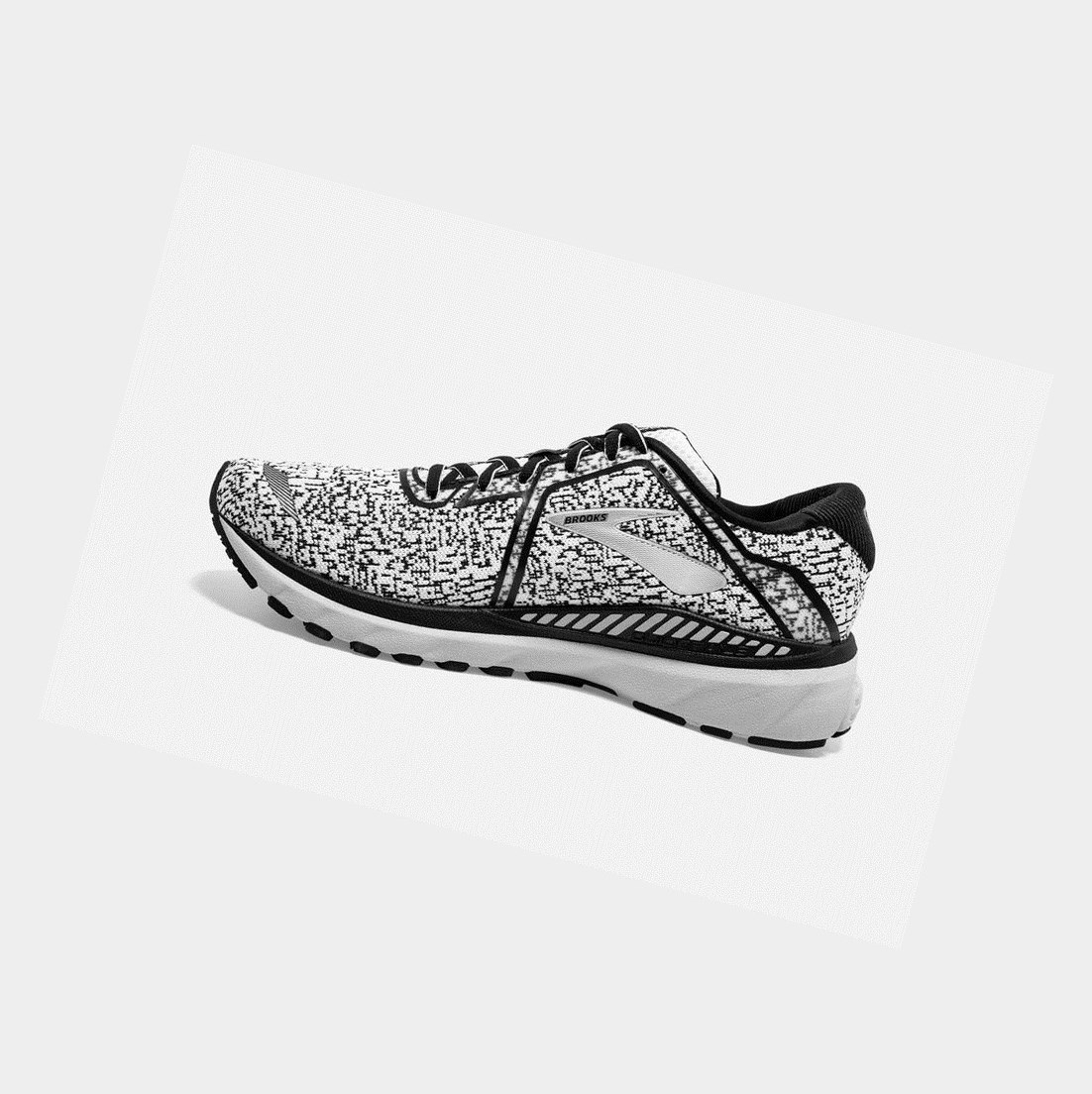 Chaussures Running Route Brooks Adrenaline GTS 20 Blanche Noir Femme | YNG-43392877