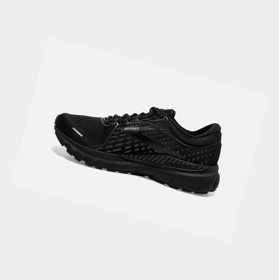 Chaussures Running Route Brooks Adrenaline GTS 21 Noir Noir Femme | CXZ-60210749