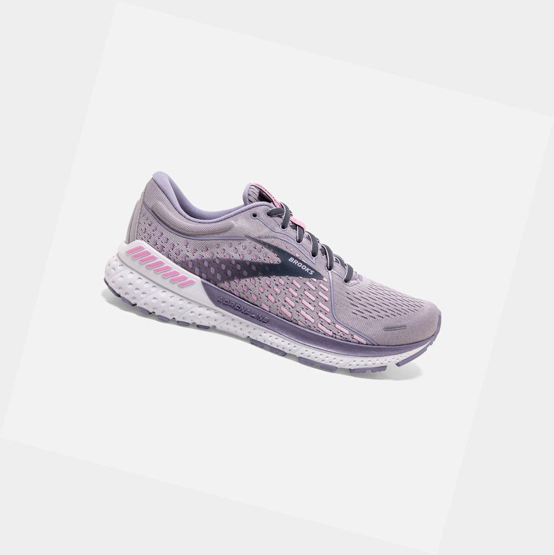 Chaussures Running Route Brooks Adrenaline GTS 21 Bleu Femme | BRL-04331455