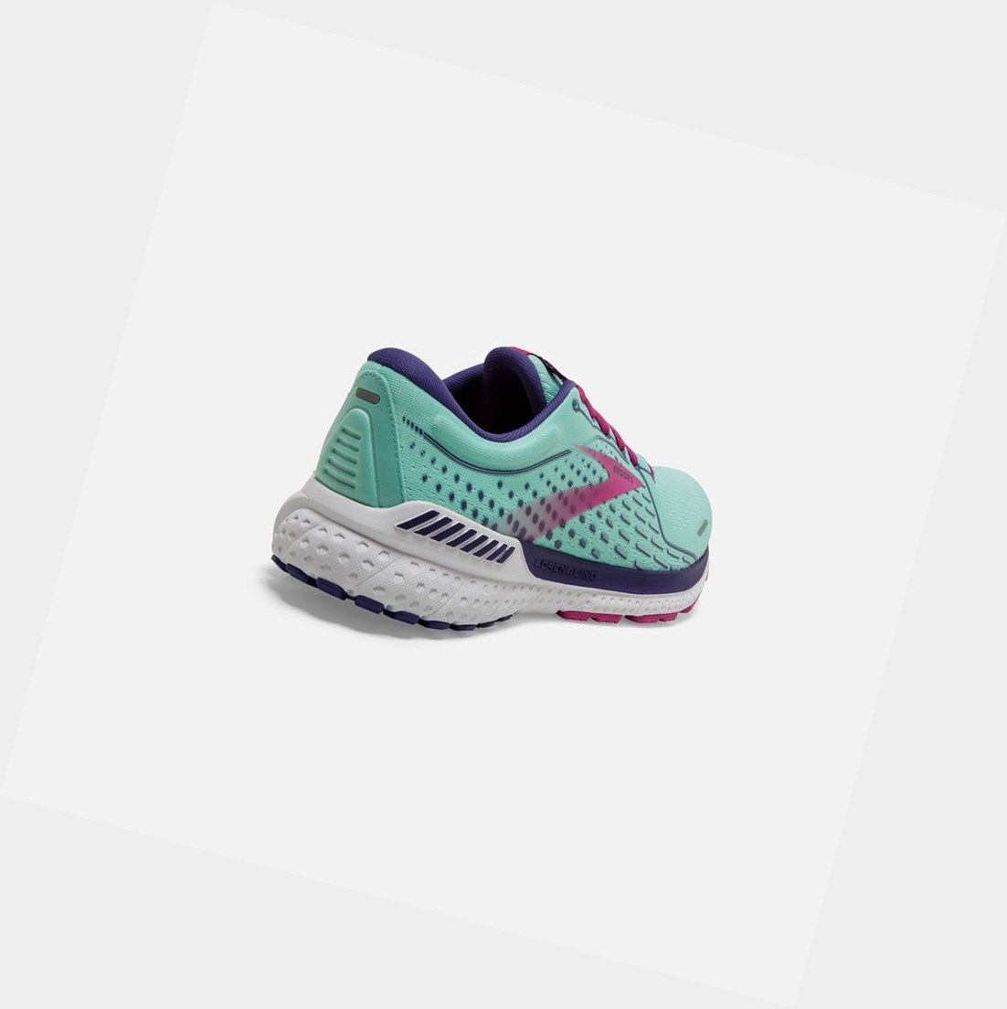 Chaussures Running Route Brooks Adrenaline GTS 21 Bleu Marine Bleu Fushia Femme | RHM-06946813