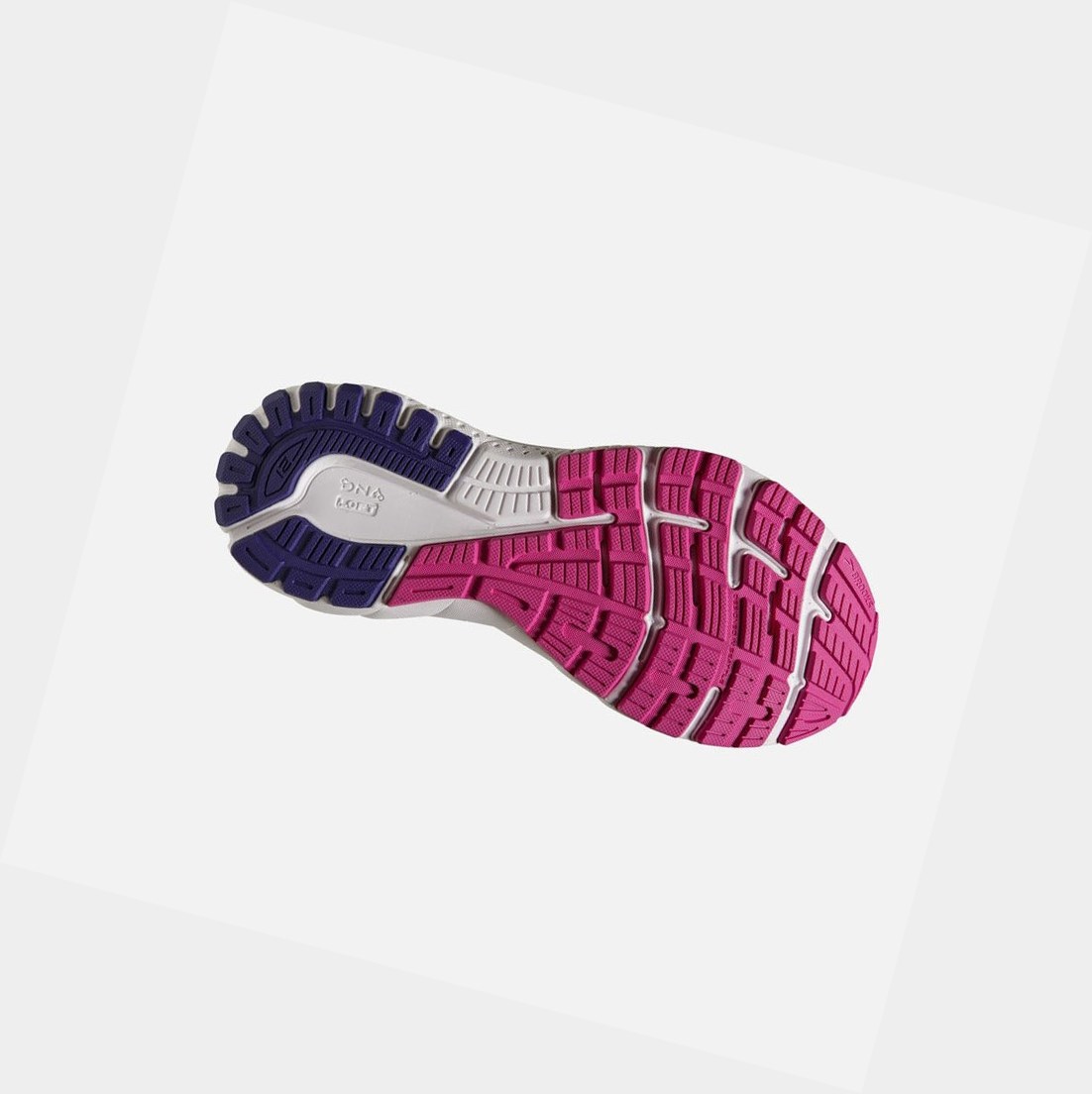 Chaussures Running Route Brooks Adrenaline GTS 21 Bleu Marine Bleu Fushia Femme | RHM-06946813