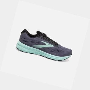 Chaussures Running Route Brooks Anthem 4 Noir Bleu Femme | HIO-77518444