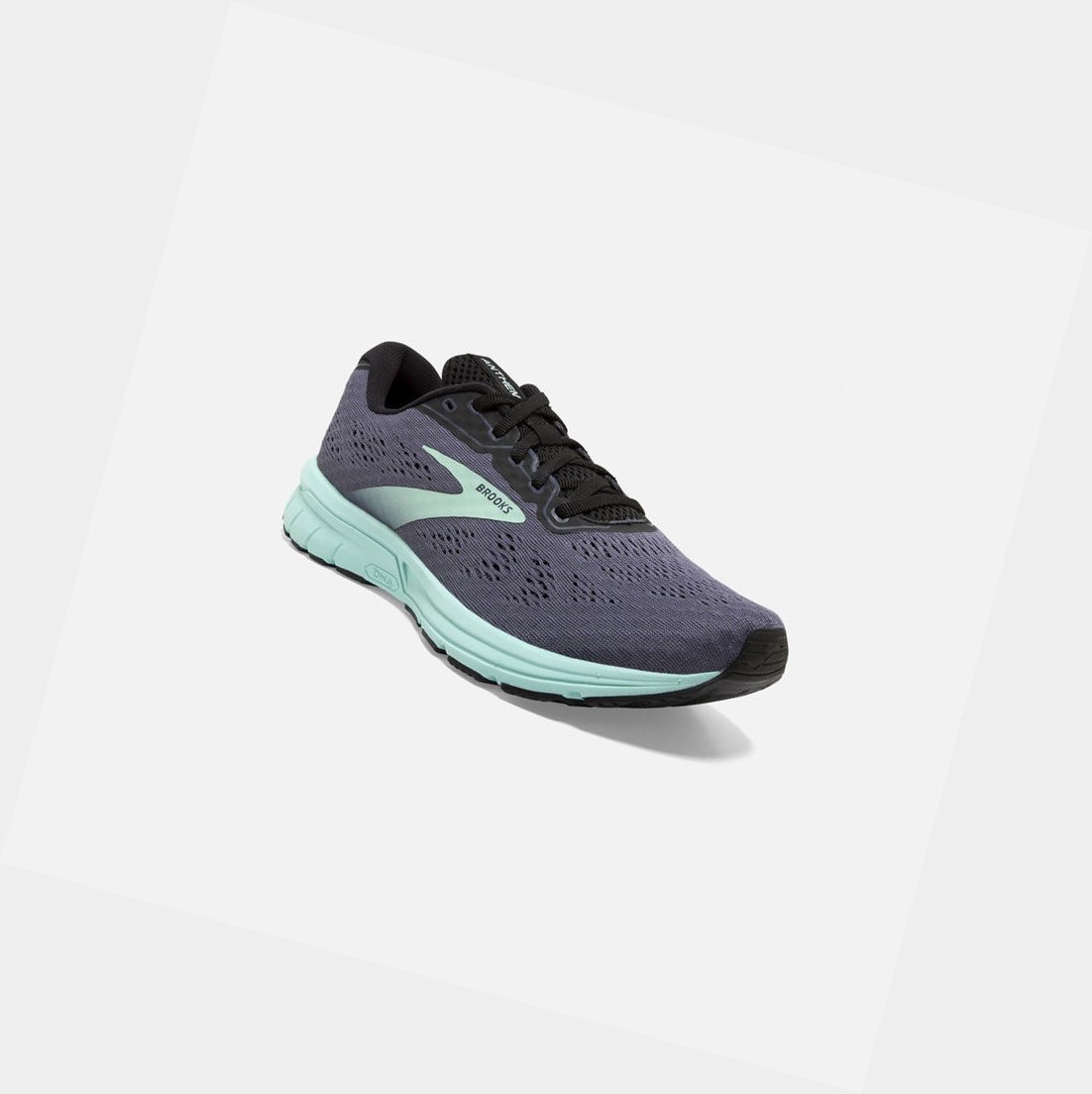 Chaussures Running Route Brooks Anthem 4 Noir Bleu Femme | HIO-77518444