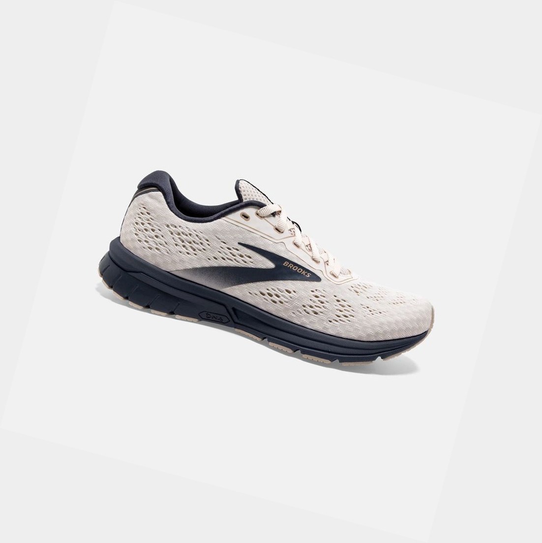 Chaussures Running Route Brooks Anthem 4 Whitecap / Almond / Ombre Femme | RYB-82384542