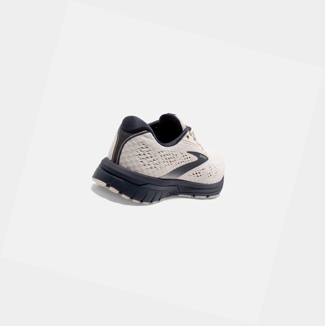 Chaussures Running Route Brooks Anthem 4 Whitecap / Almond / Ombre Femme | RYB-82384542