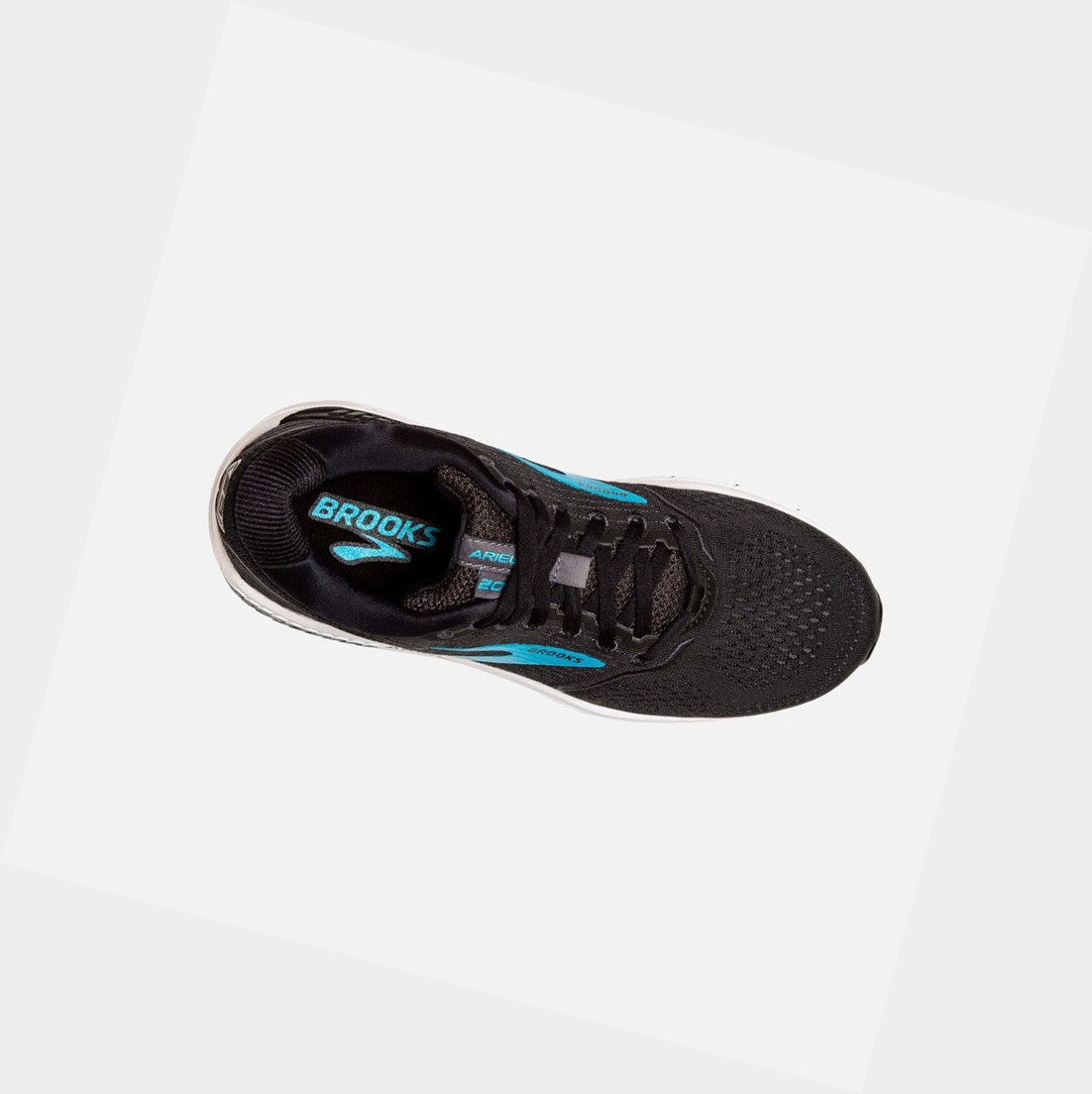 Chaussures Running Route Brooks Ariel '20 Noir Bleu Femme | GSS-24668162