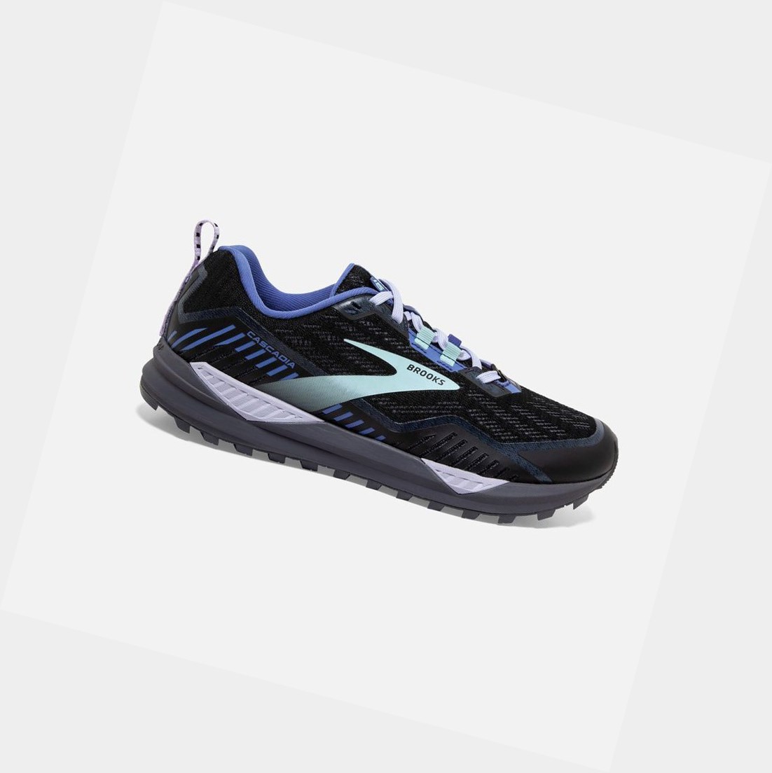 Chaussures Trail Brooks Cascadia 15 GTX Noir Bleu Femme | IHM-37933989