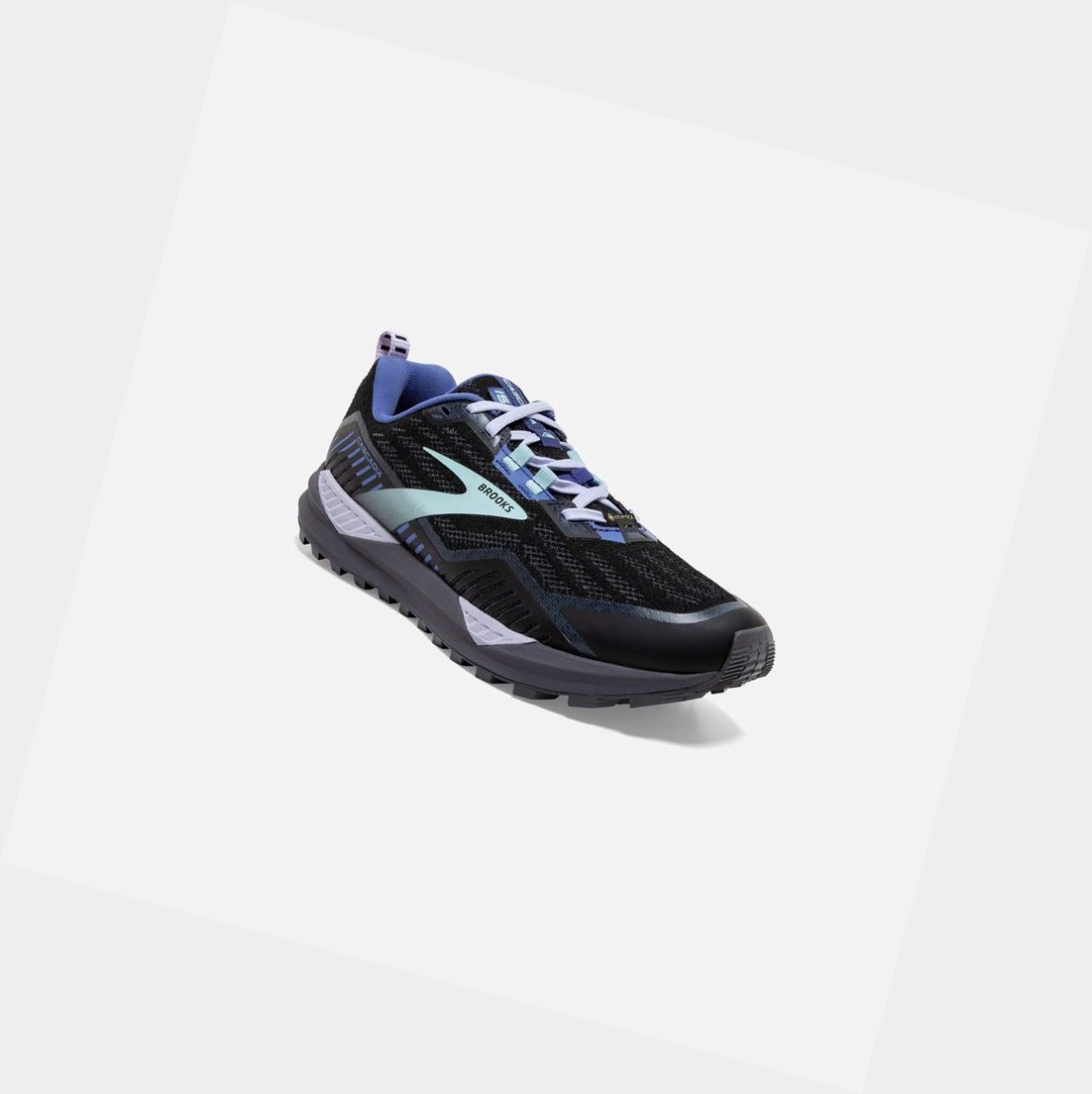 Chaussures Trail Brooks Cascadia 15 GTX Noir Bleu Femme | IHM-37933989