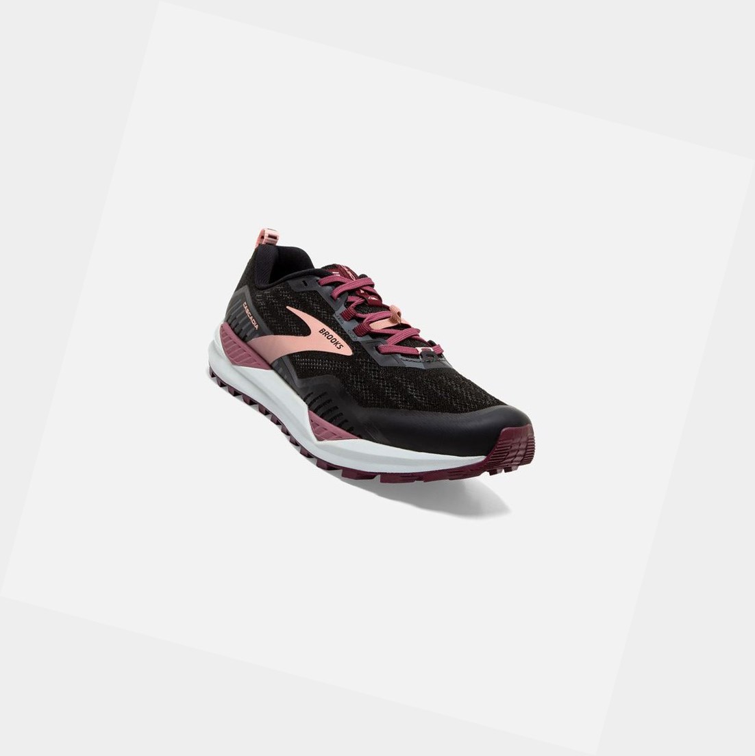 Chaussures Trail Brooks Cascadia 15 Noir Corail Femme | HQG-75080466