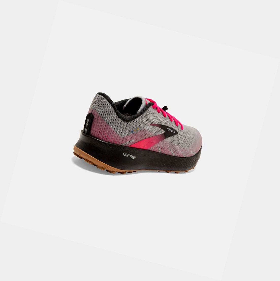 Chaussures Trail Brooks Catamount Rose Noir Femme | RGE-49621911