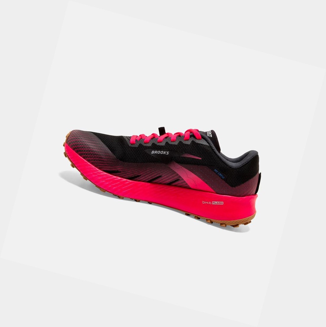 Chaussures Trail Brooks Catamount Noir Rose Femme | KOT-80917465