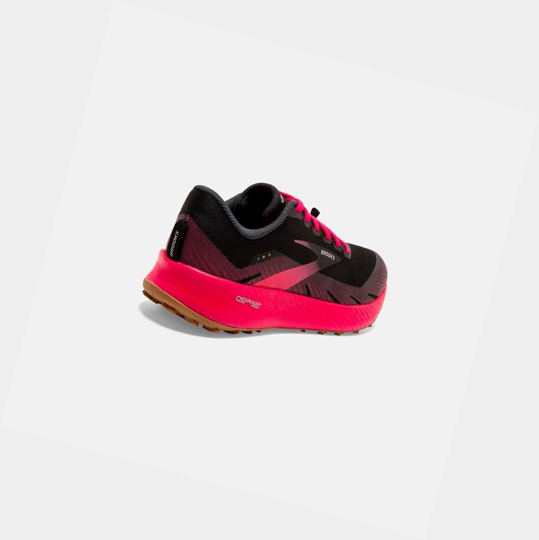 Chaussures Trail Brooks Catamount Noir Rose Femme | KOT-80917465