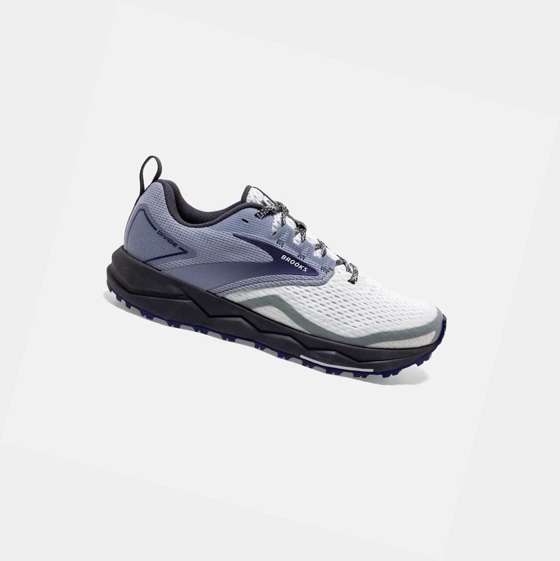 Chaussures Trail Brooks Divide 2 Grise Bleu Femme | GKH-19014366