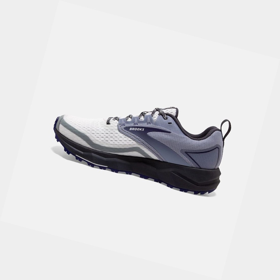 Chaussures Trail Brooks Divide 2 Grise Bleu Femme | GKH-19014366