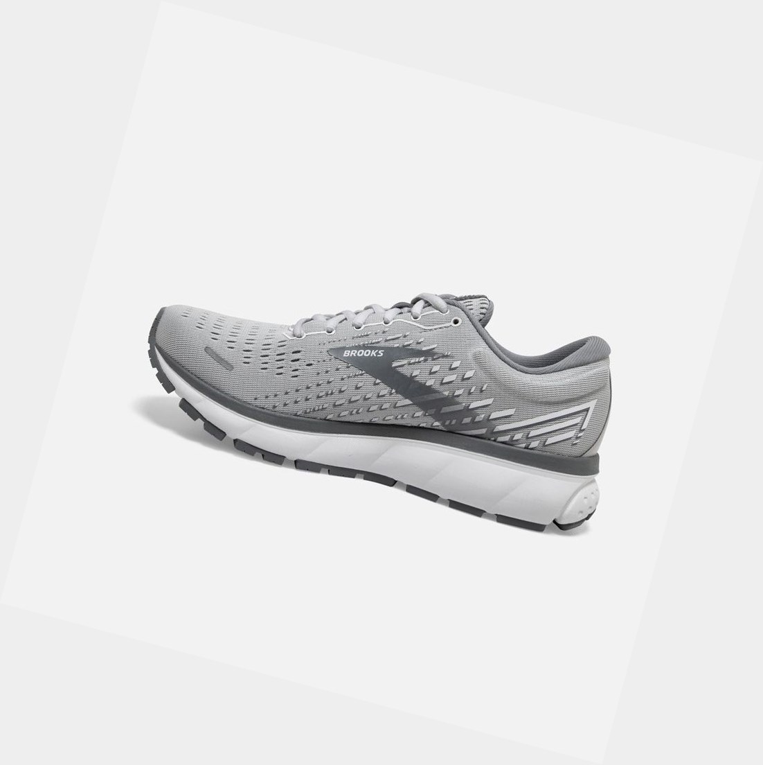 Chaussures Running Route Brooks Ghost 13 Blanche Femme | QCK-24071426