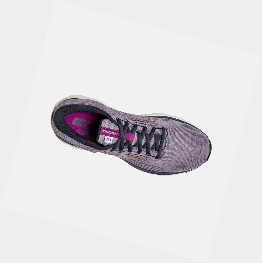 Chaussures Running Route Brooks Ghost 13 Lavande Femme | LIK-94357245