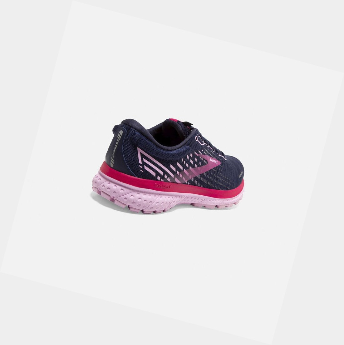 Chaussures Running Route Brooks Ghost 13 Peacoat / Lilac / Raspberry Femme | WKF-74044955