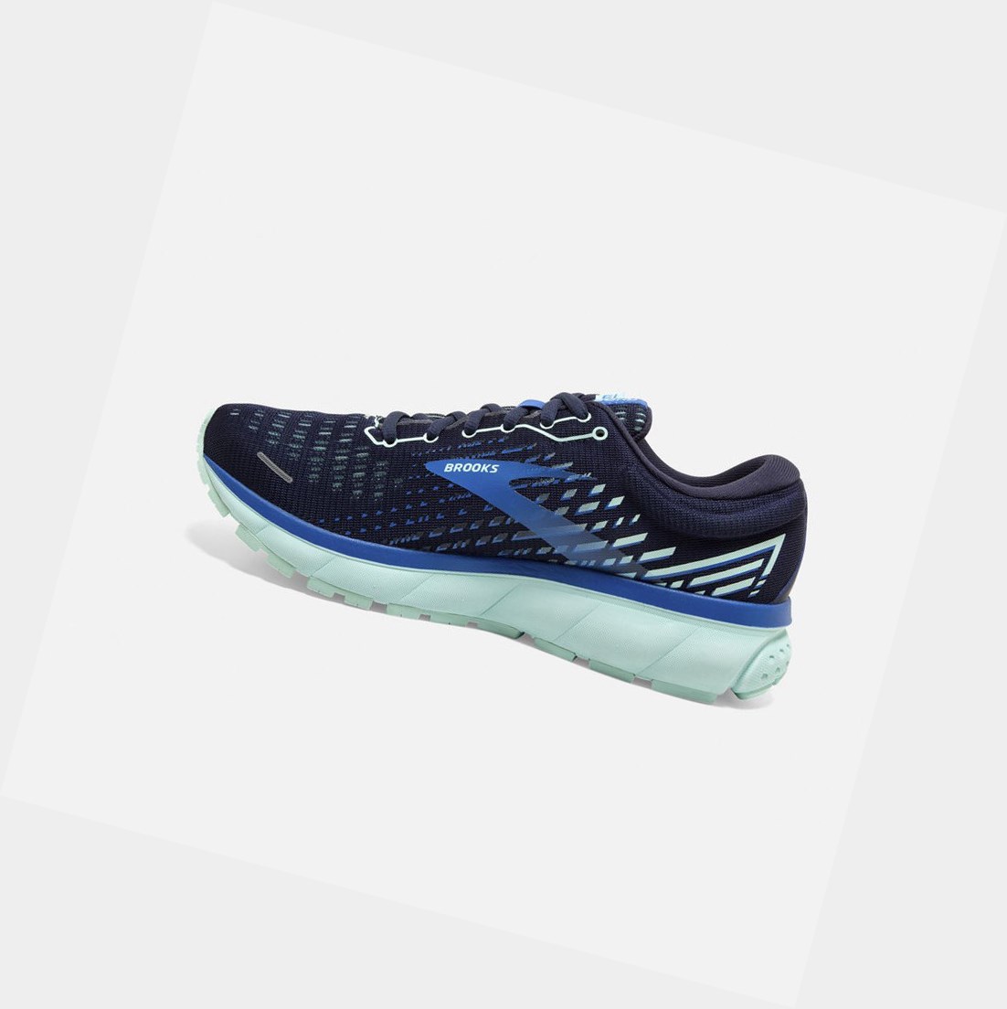 Chaussures Running Route Brooks Ghost 13 Bleu Bleu Femme | EWR-59139128