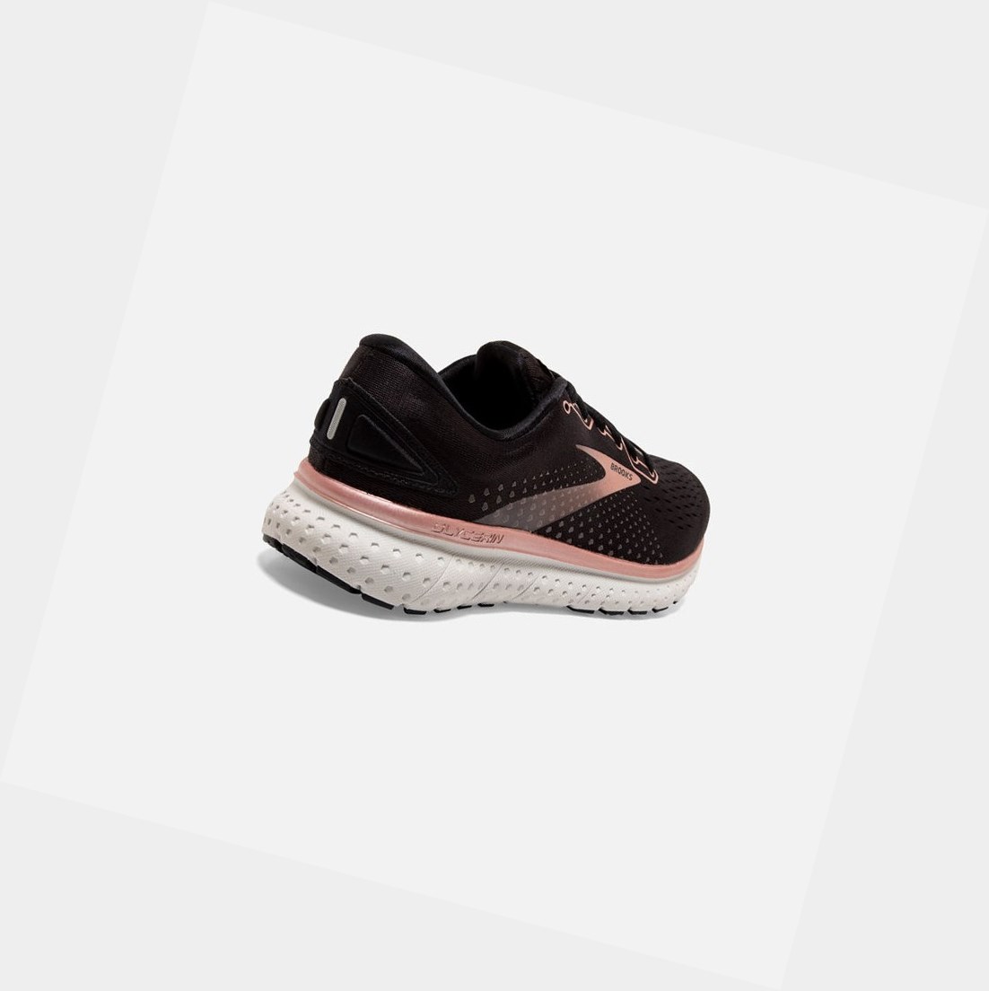 Chaussures Running Route Brooks Glycerin 18 Noir Rose Doré Grise Femme | HWA-76666570