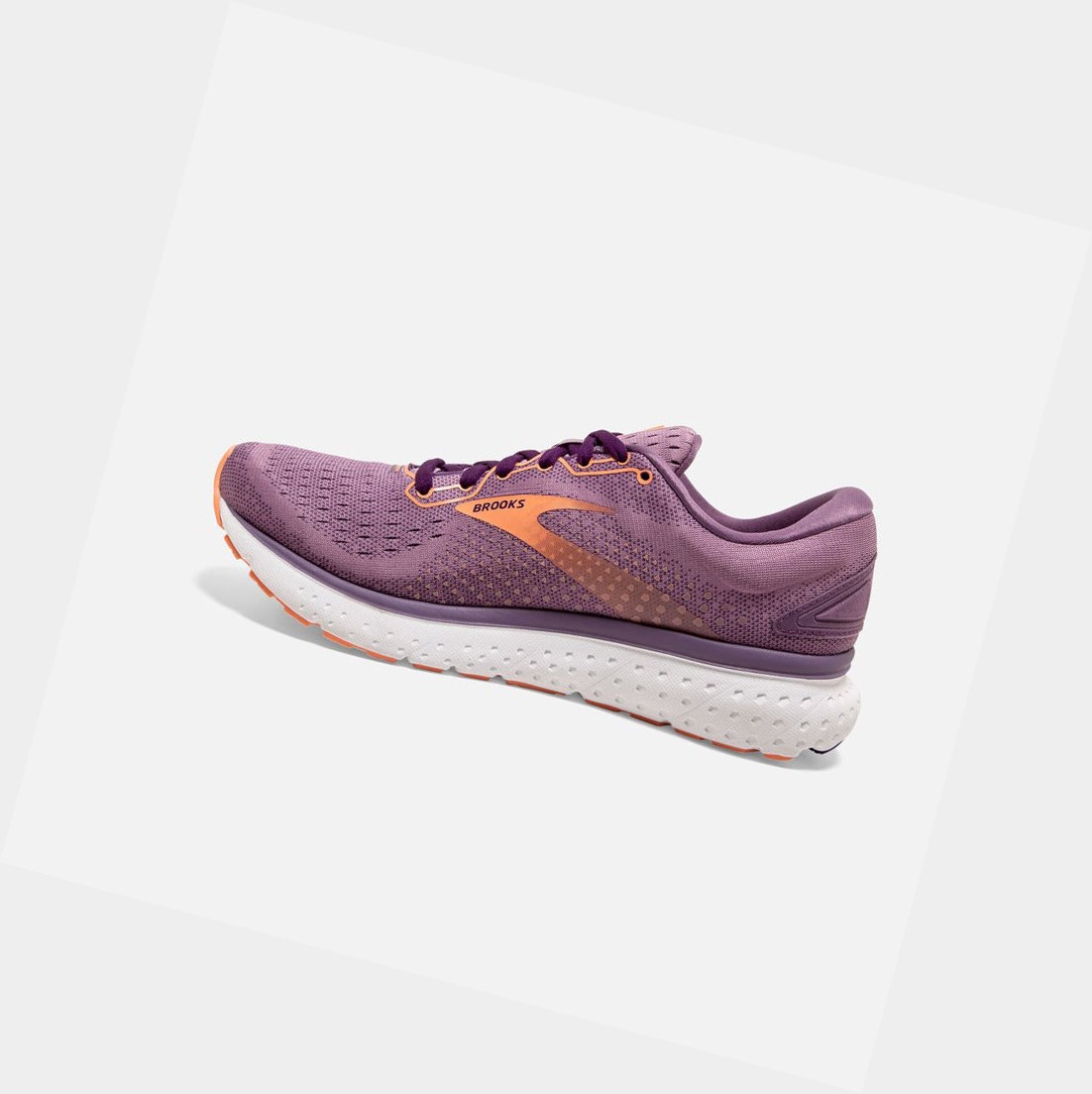 Chaussures Running Route Brooks Glycerin 18 Valerian / Jewel / Cantaloupe Femme | XDM-75363607