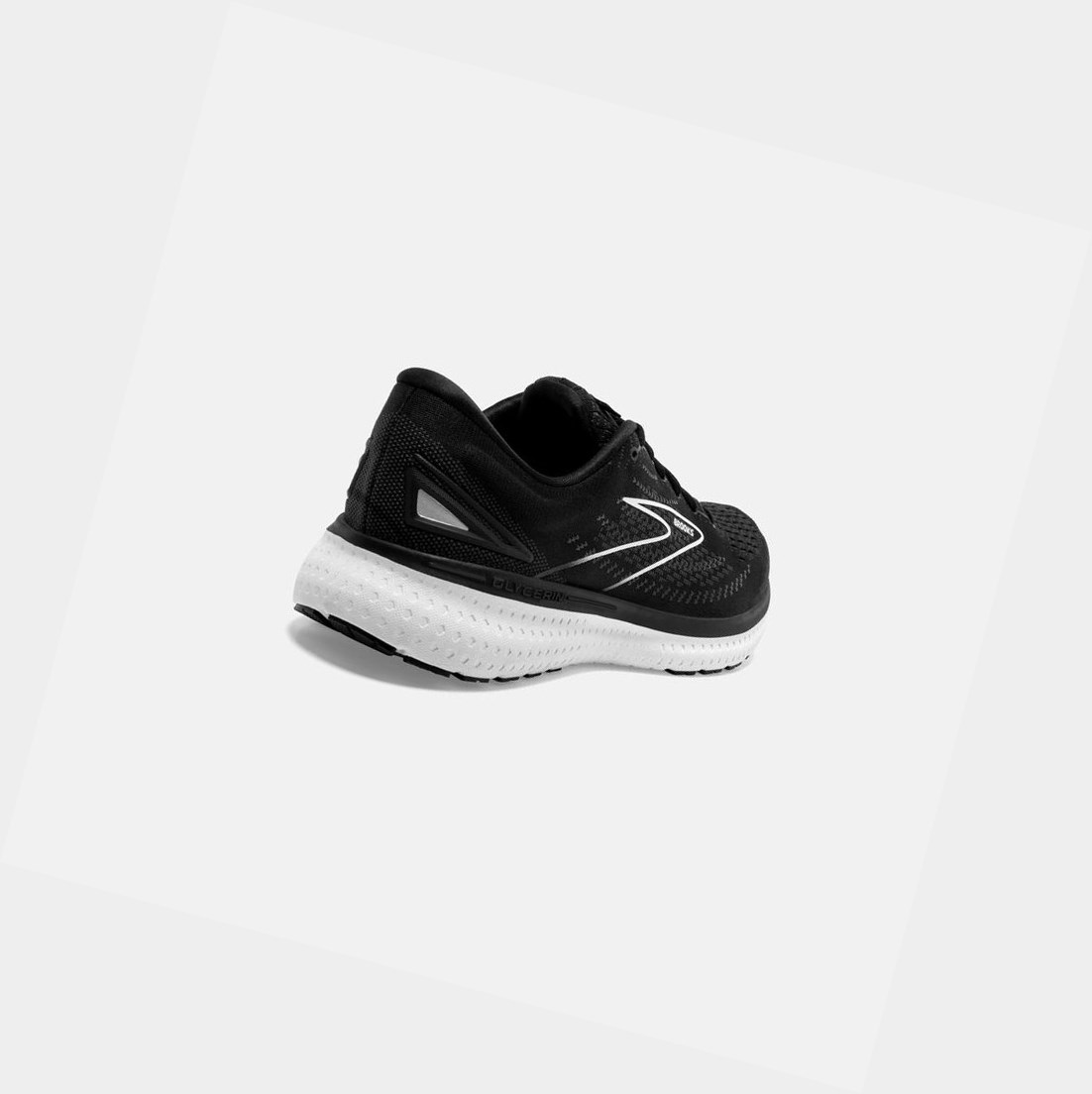 Chaussures Running Route Brooks Glycerin 19 Noir Blanche Femme | EZC-56609167