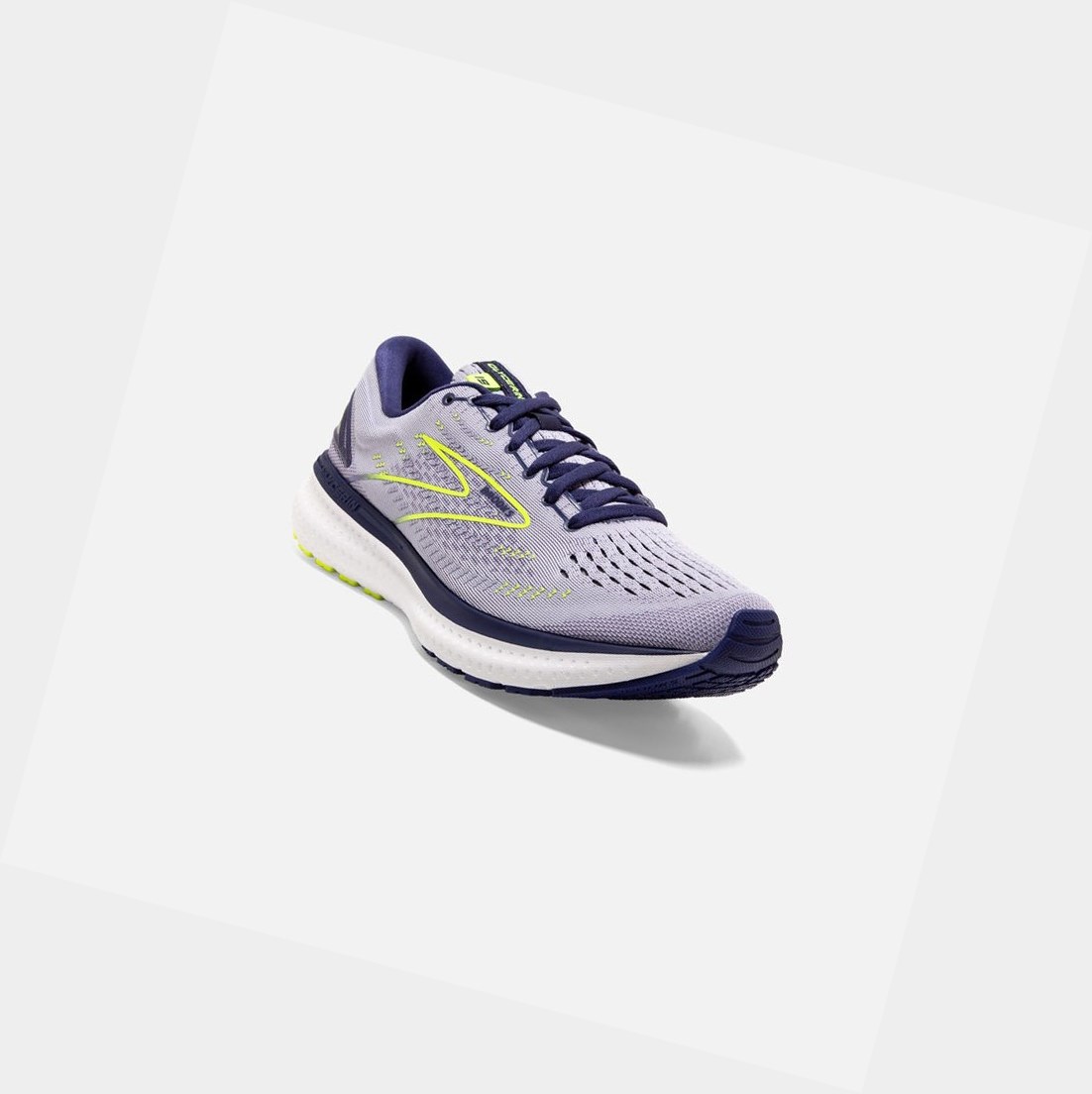 Chaussures Running Route Brooks Glycerin 19 Lavande Bleu Femme | QEK-02466593