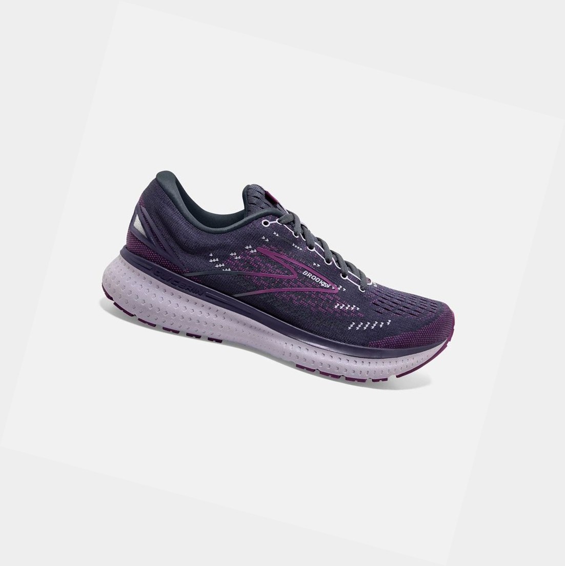 Chaussures Running Route Brooks Glycerin 19 Lavande Femme | VKM-85927039