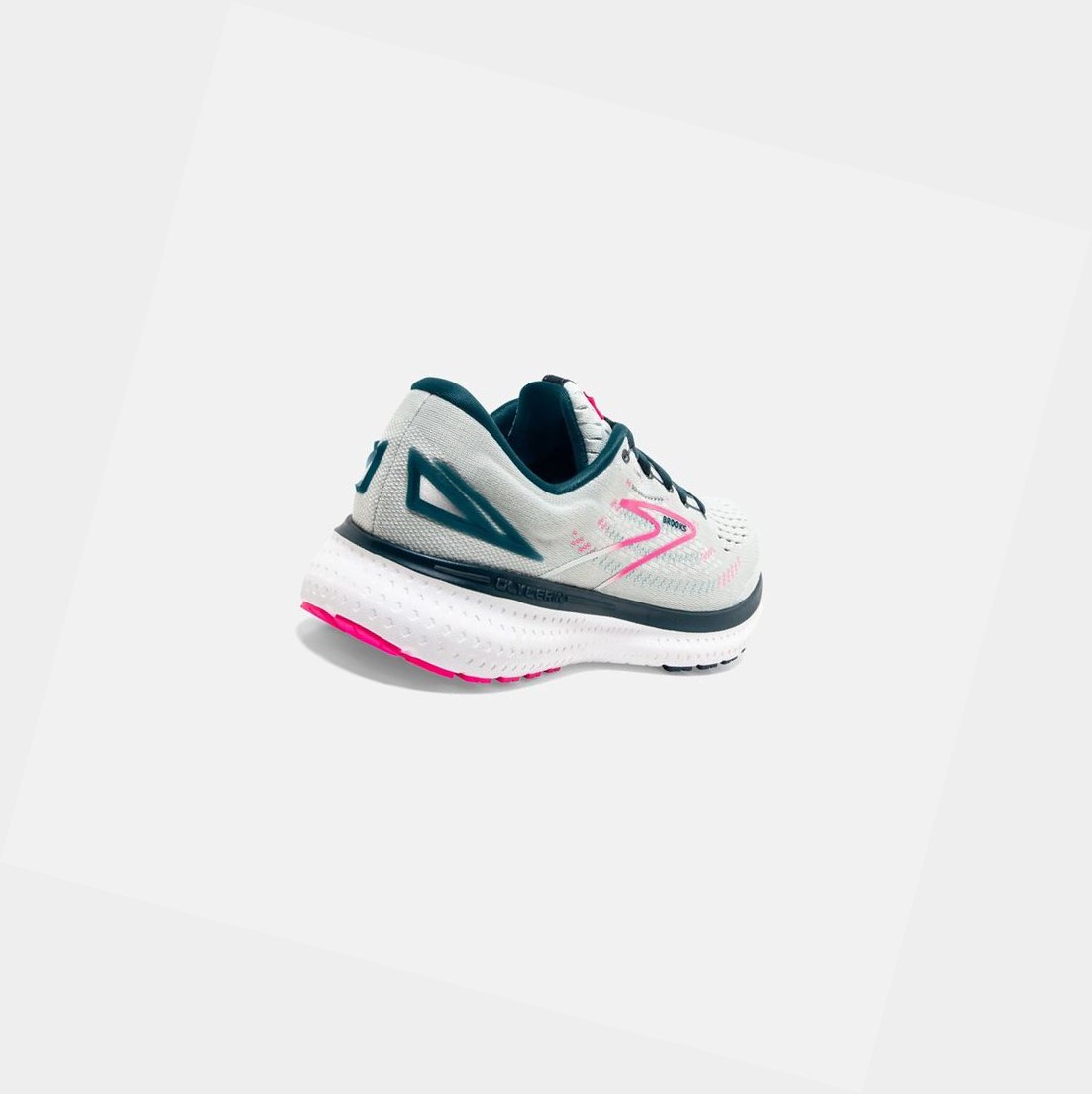 Chaussures Running Route Brooks Glycerin 19 Bleu Marine Rose Femme | VES-80856347