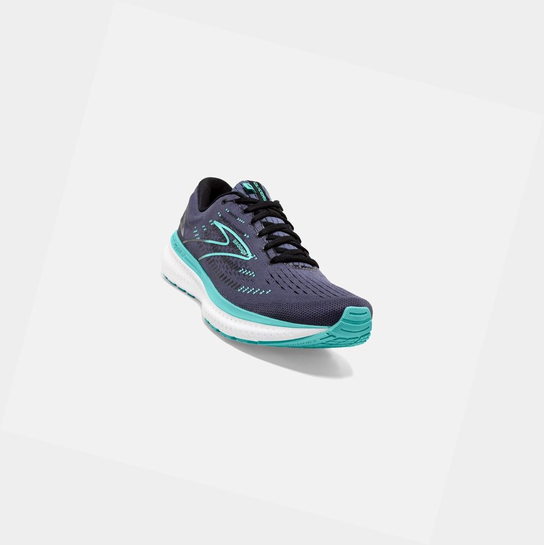 Chaussures Running Route Brooks Glycerin 19 Noir Bleu Femme | OSH-29044205