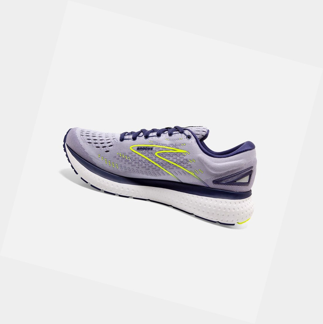 Chaussures Running Route Brooks Glycerin 19 Lavande Bleu Femme | QEK-02466593