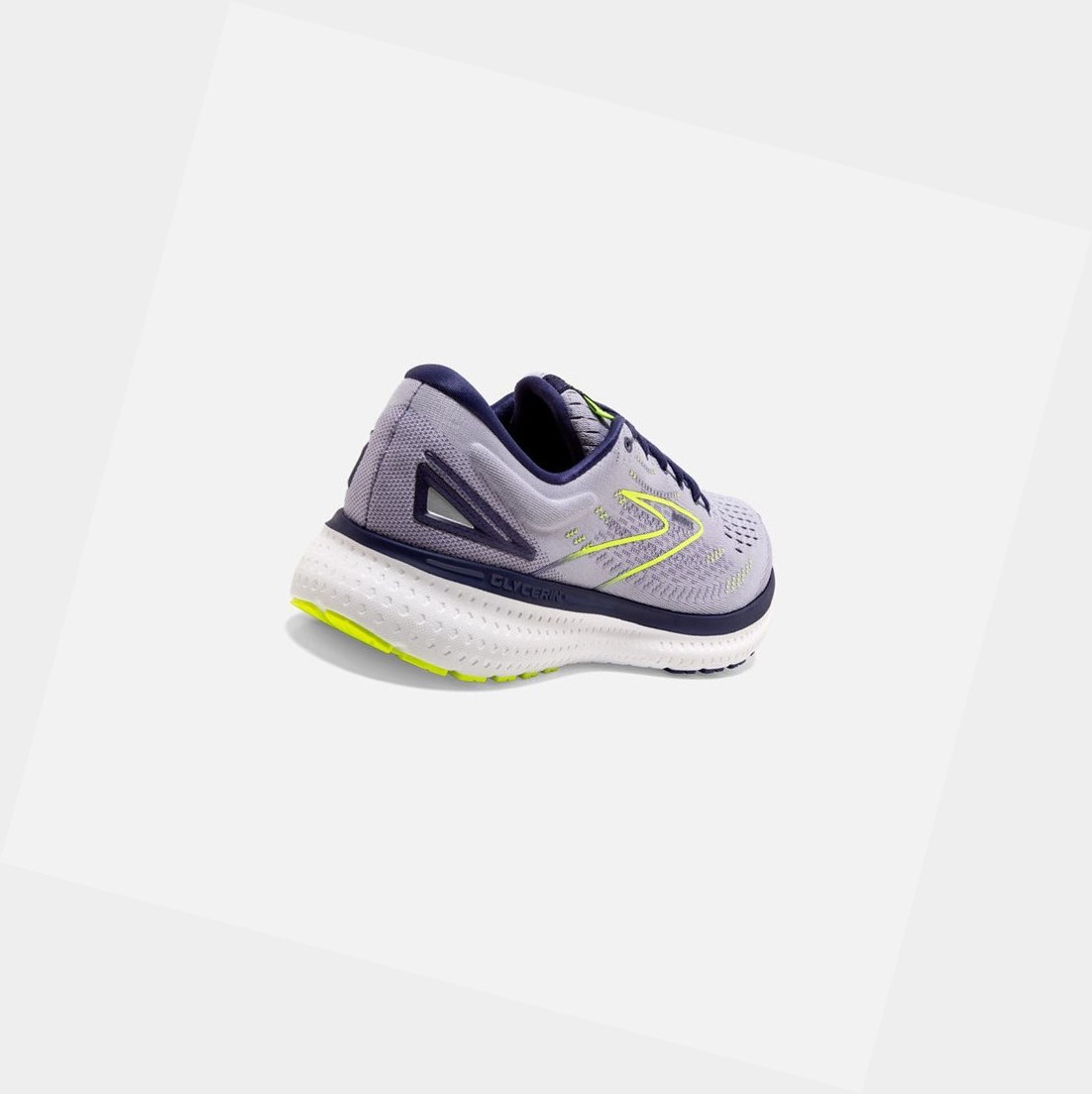 Chaussures Running Route Brooks Glycerin 19 Lavande Bleu Femme | QEK-02466593