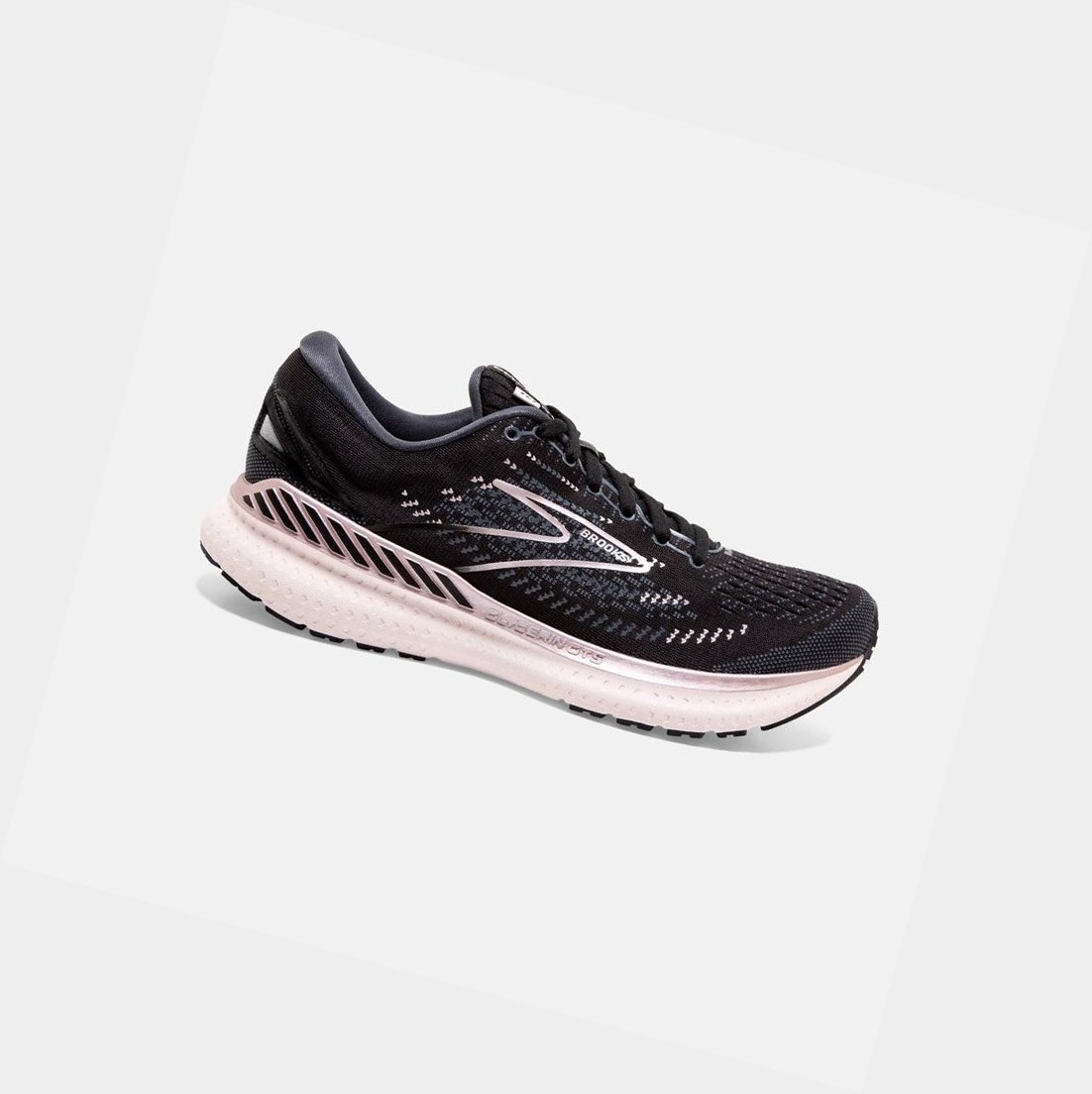 Chaussures Running Route Brooks Glycerin GTS 19 Noir Femme | UFM-49936772