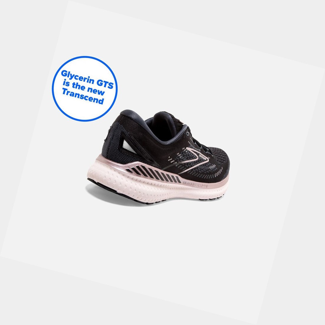 Chaussures Running Route Brooks Glycerin GTS 19 Noir Femme | UFM-49936772