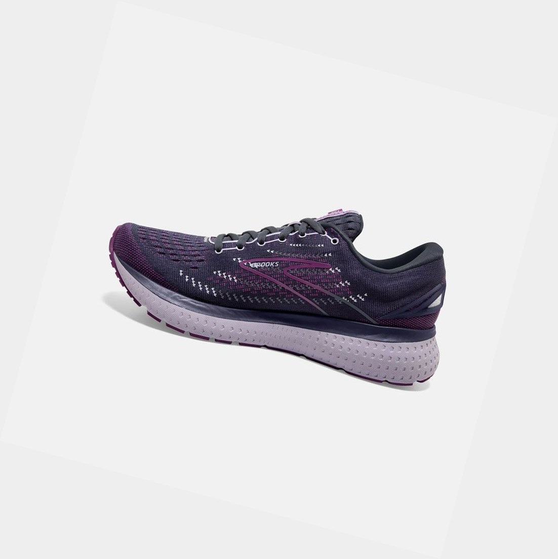 Chaussures Running Route Brooks Glycerin 19 Lavande Femme | VKM-85927039