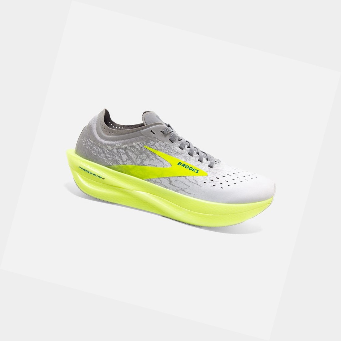 Chaussures de Sport Brooks Hyperion Elite 2 Blanche Argent Femme | LNH-42291585